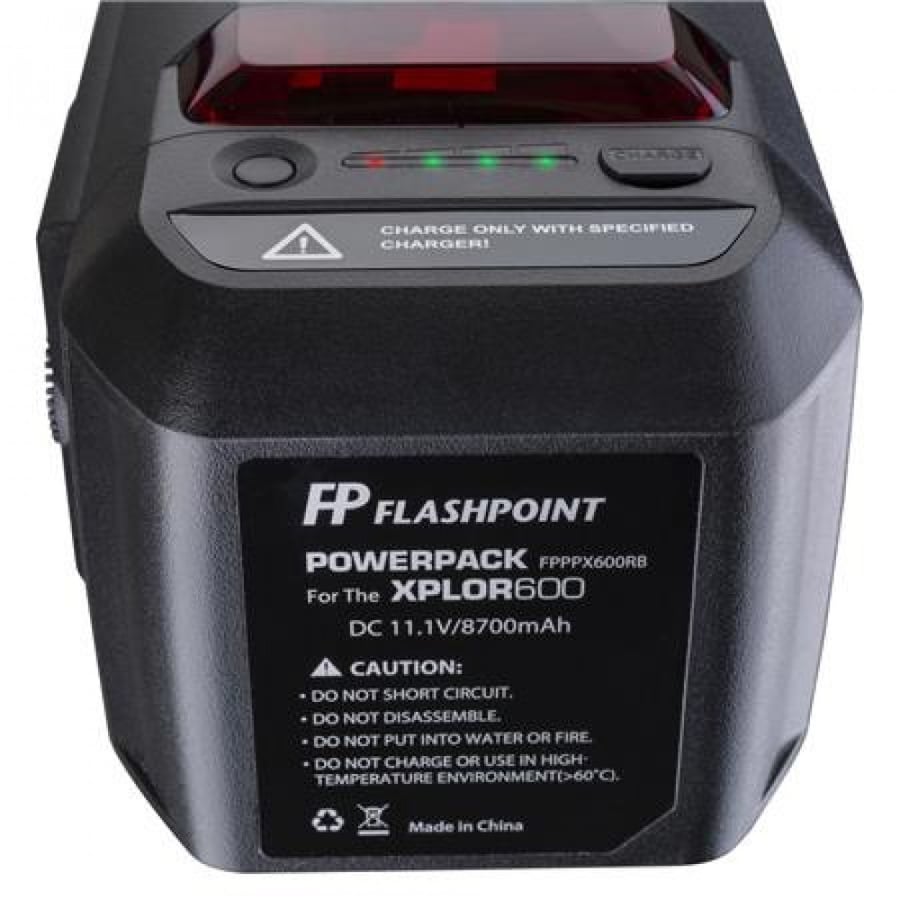 فلاش بوينت XPLOR 600 HSS احادي الإضاءة يعمل بالبطارية مع نظام تحكم عن بعد راديو R2 2.4 جيجا هرتز مدمج (AD600)