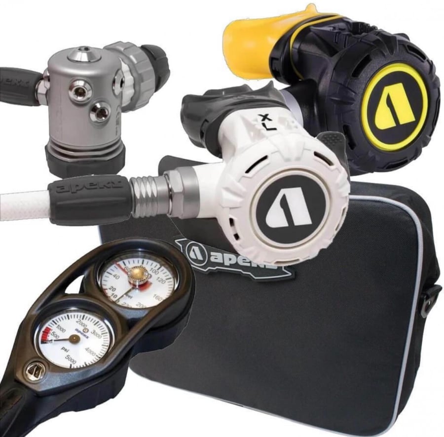 Apeks XL4+ Stage 4 Regulator Set