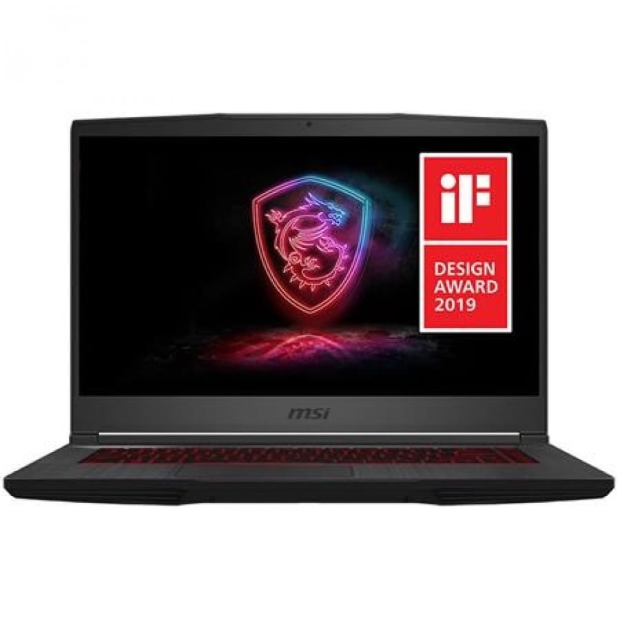 MSI GF65 THIN 9SEXR-838 15.6" Full HD 144Hz Gaming Notebook Computer, Intel Core i7-9750H 2.6GHz, 8GB RAM, 512GB SSD, NVIDIA GeForce RTX 2060 6GB, Windows 10 Home