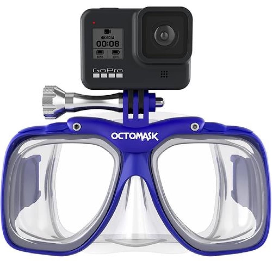 اكتوماسك كلاسيك قناع الغوص مع حامل لكاميرات قوبرو هيرو OCTOMASK Classic Dive Mask with Mount for GoPro Hero Cameras