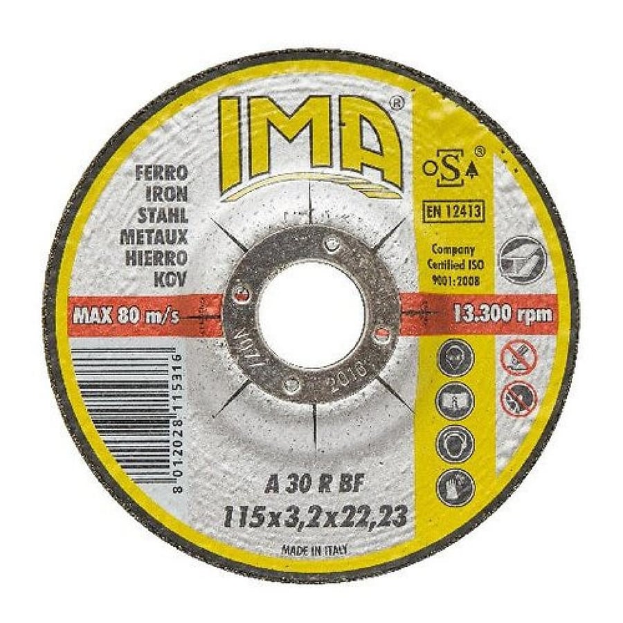 ديسك قص حديد IMA إيطالي 115×3.2×22.23 مم