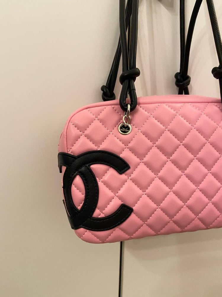 First copy - chanel cambon classic bag in pink
