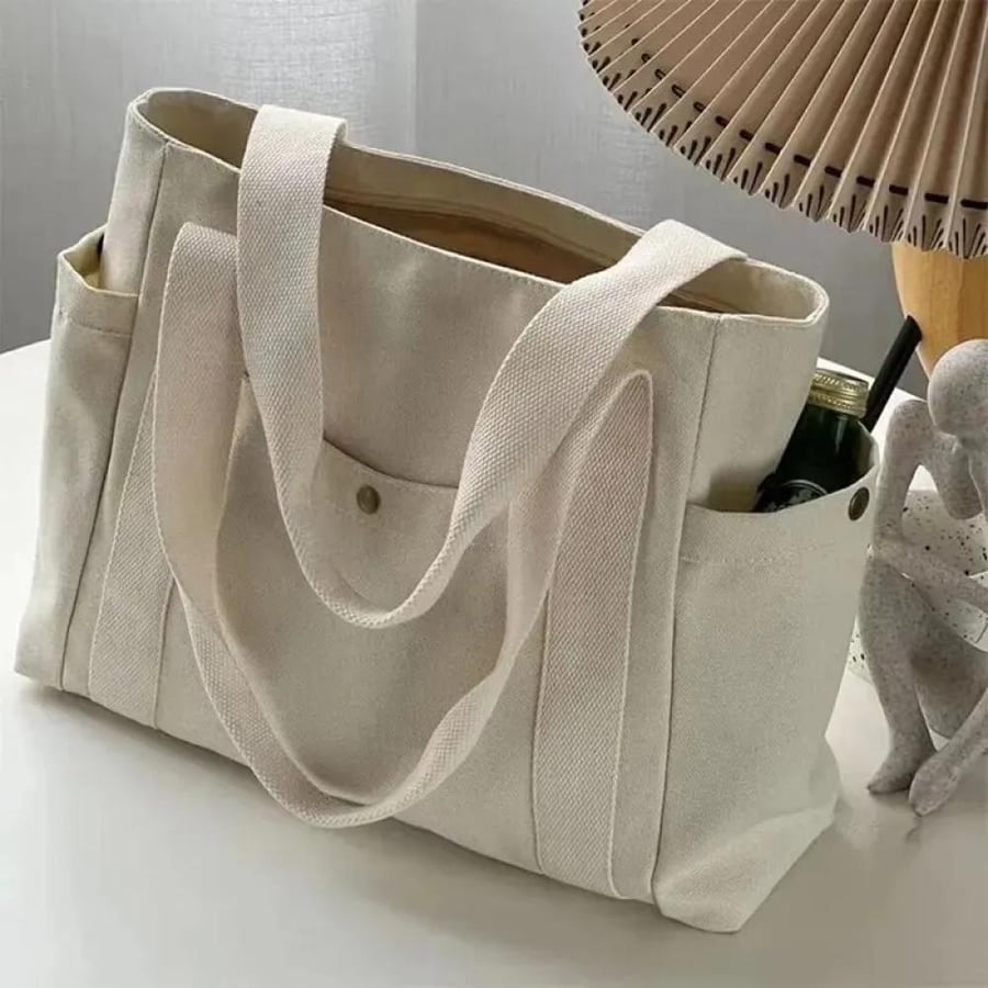 A women's bag made of fabric