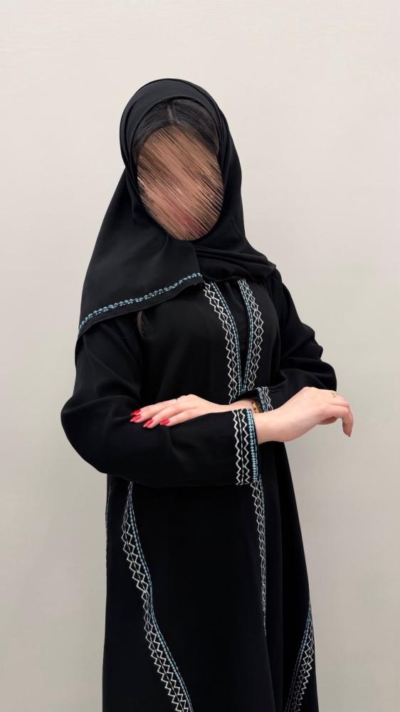عباية لقاء بقماش سرميك اندونيسي