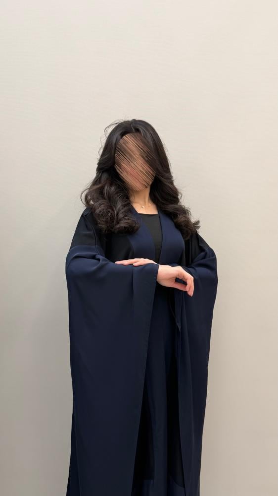 عبايه غنج قماش حرير صيفي