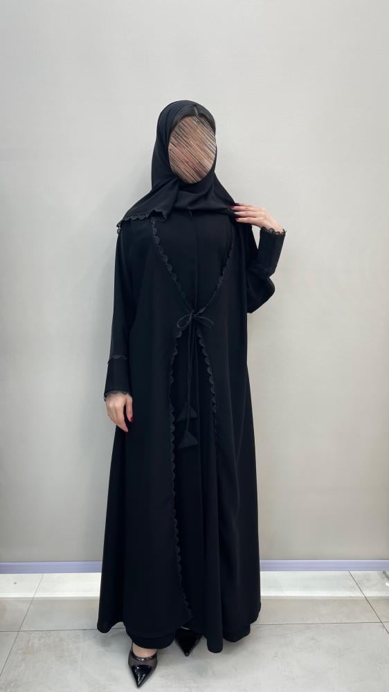 عباية شيخة بقماش سيراميك اندنوسي