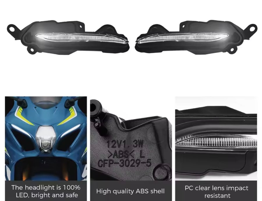 Suzuki 1000RR eyelash set, original replacement