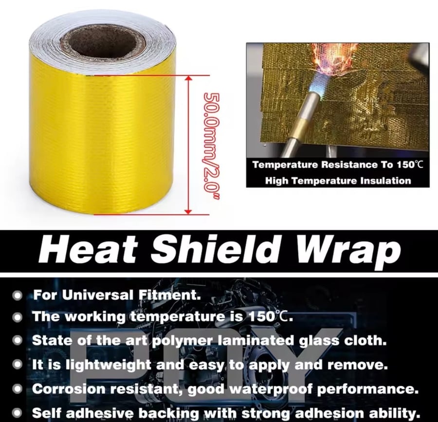 Gold thermal insulation adhesive (Titanium Gold)