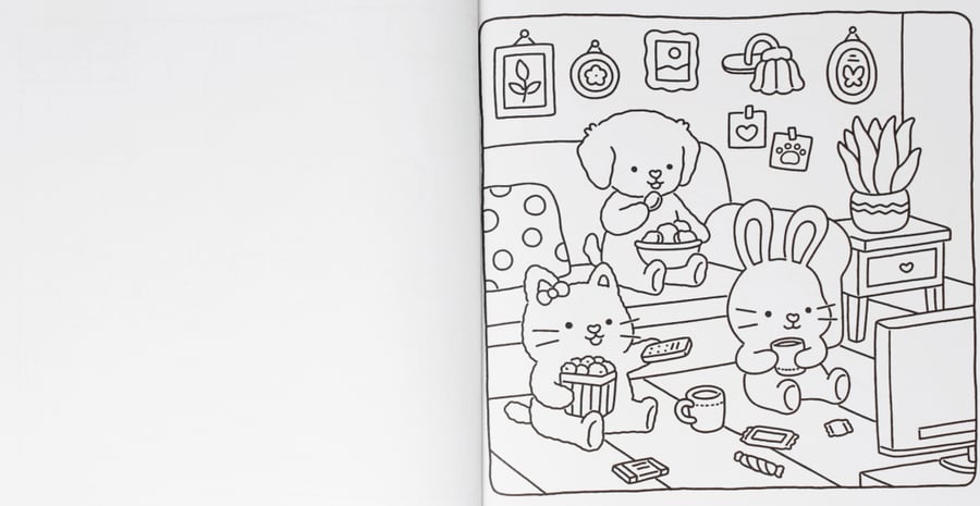 كتاب تلوين FUZZY HYGGE