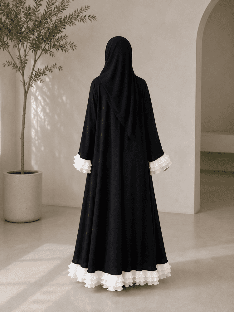 عباية عهد بتصميم كلاسيكي أنيق