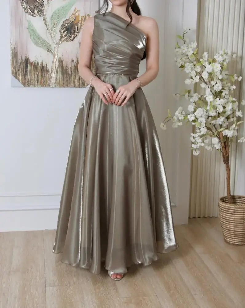 Evening dress olive