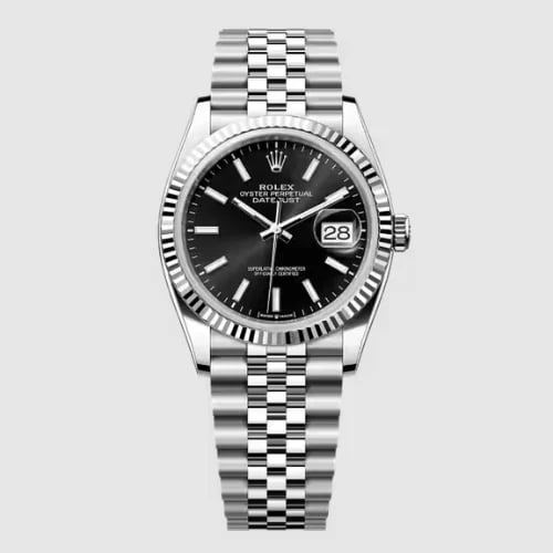 ساعة Rolex Datejust 36 بميناء أسود