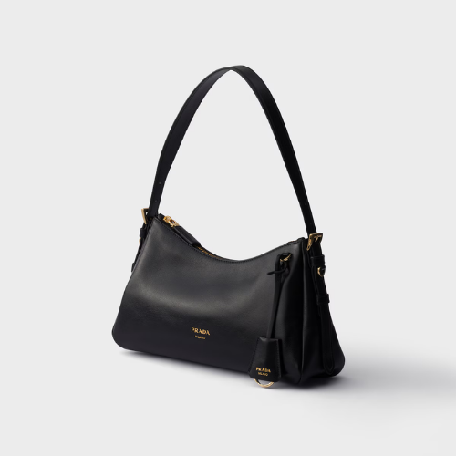 حقيبة كتف Prada Aimée متوسطة من الجلد
