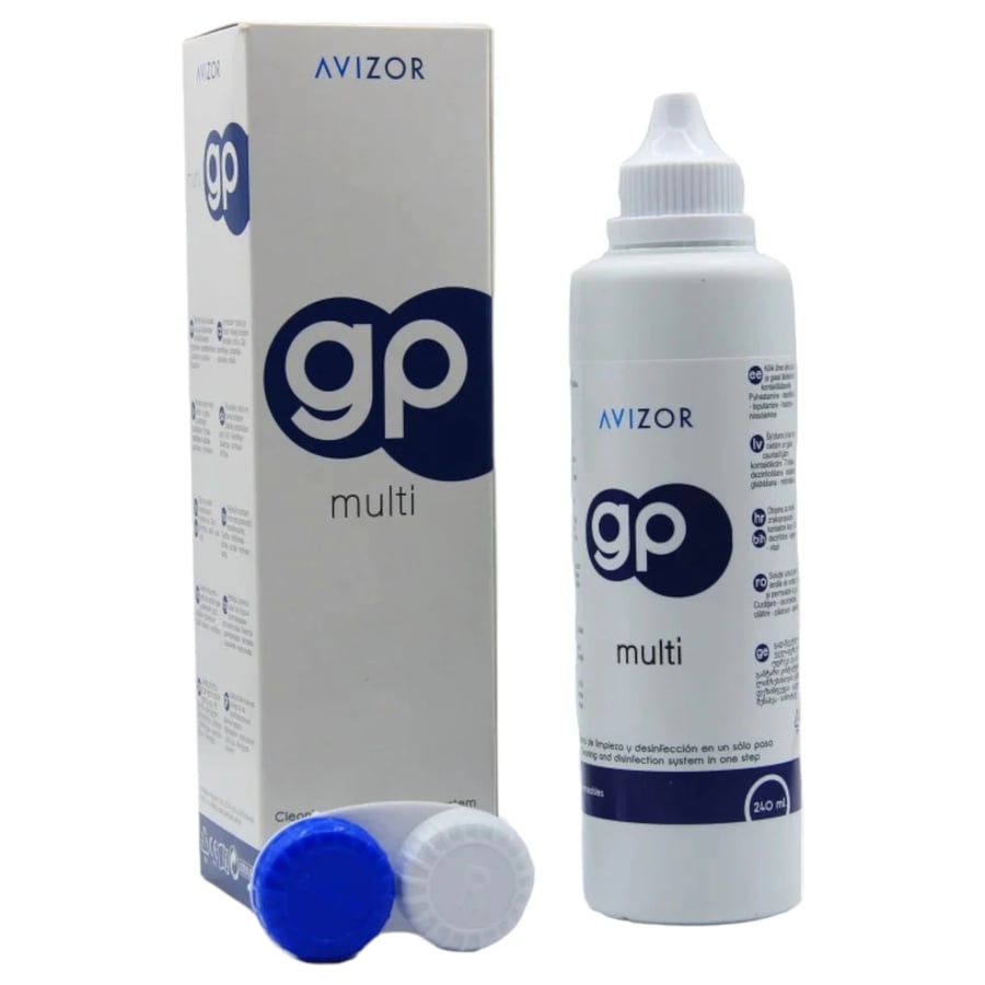 محلول العدسات الصلبة جي بي solution gp حجم العبوة 240 مل