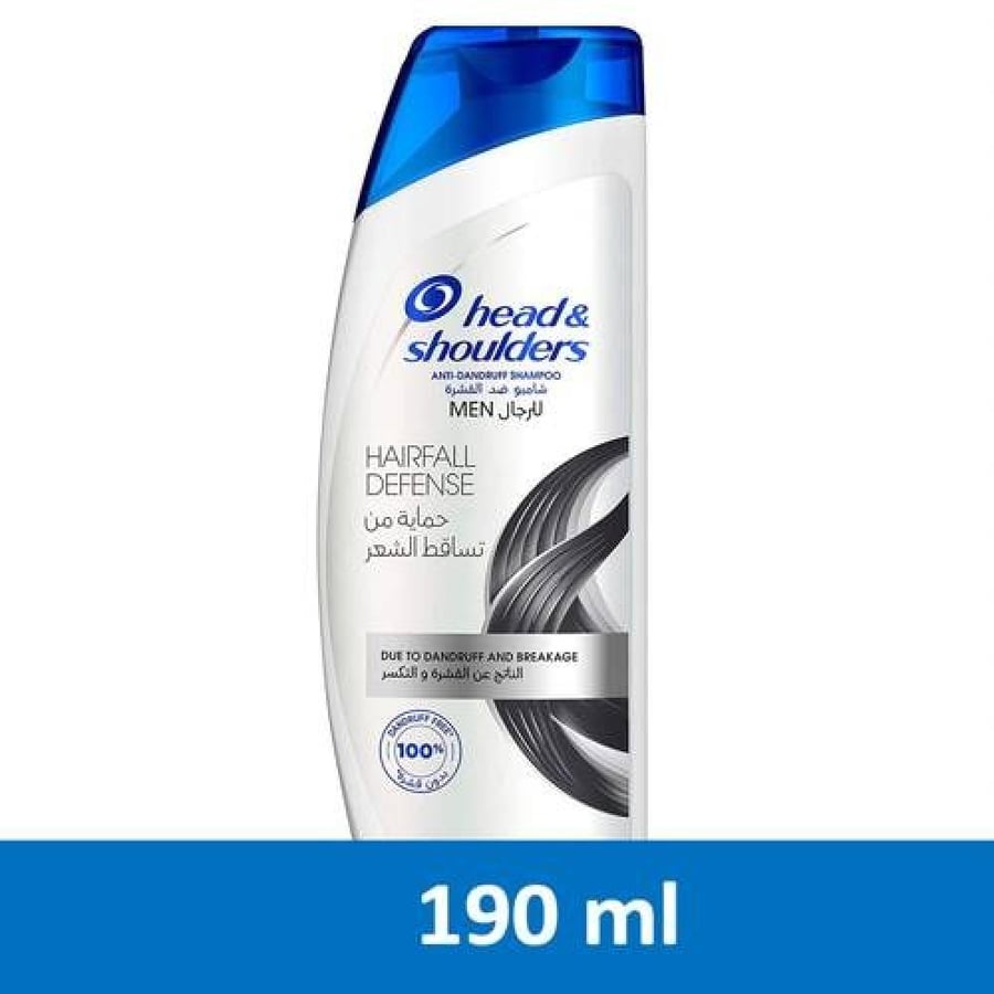 Head and Shoulders shampoo for hair fall protection for men 190 ml