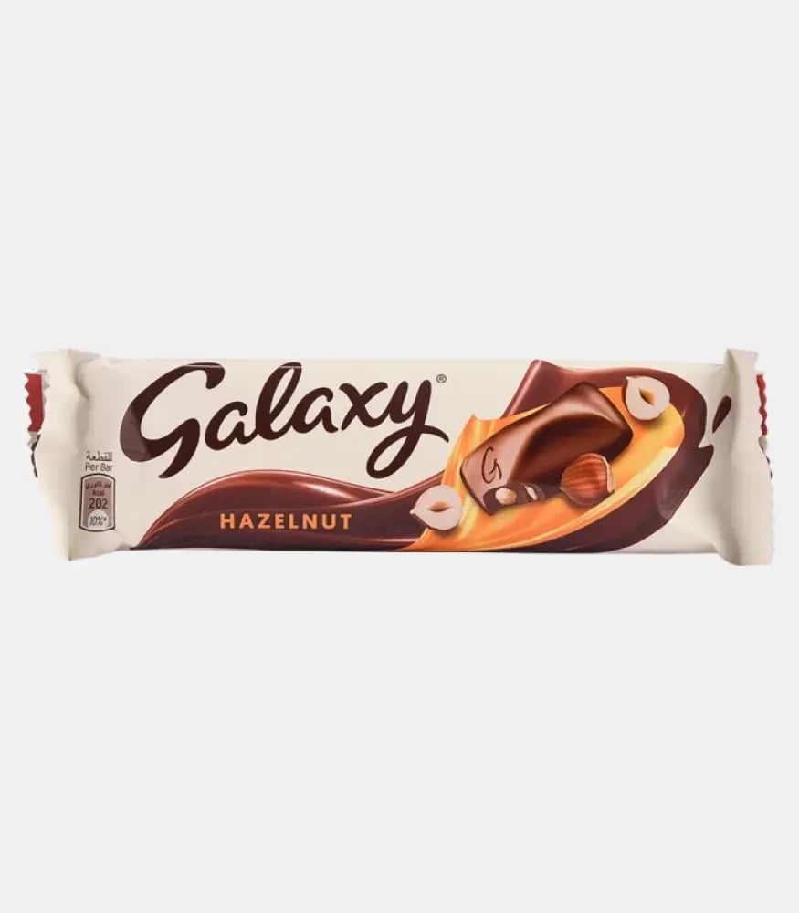 Galaxy chocolate with hazelnut 36 grams
