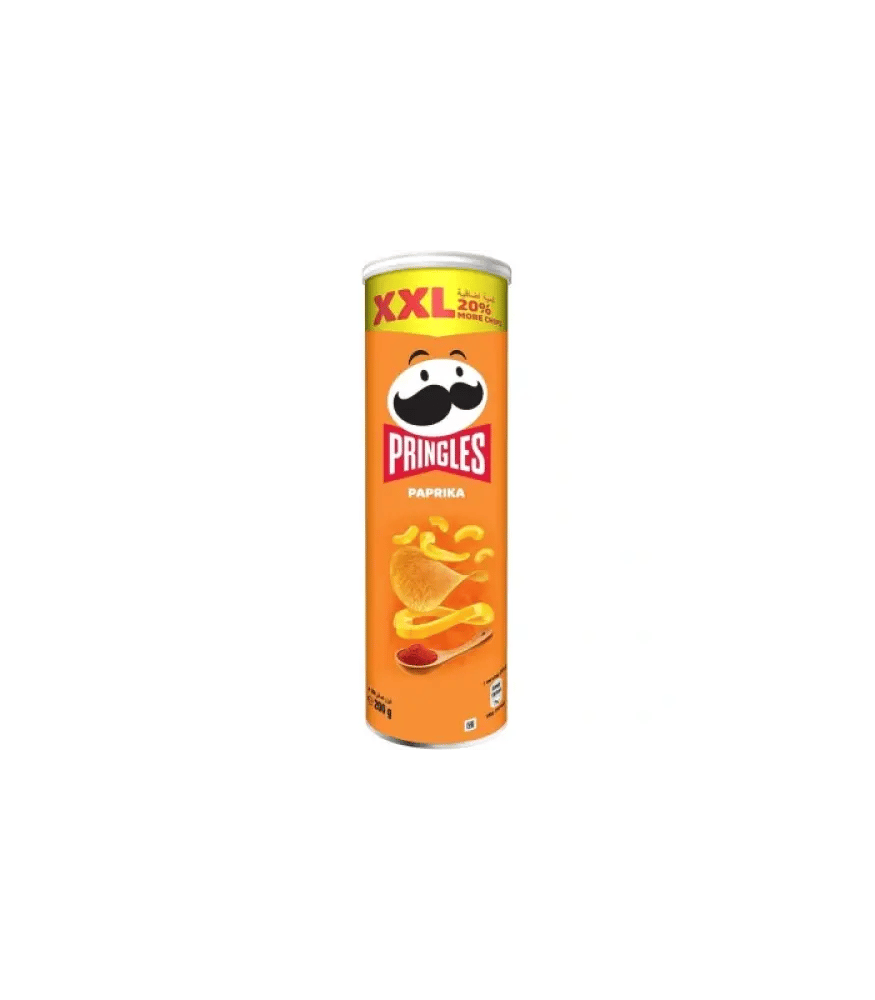 XXL Pringles potato chips with spicy paprika flavor 200 grams