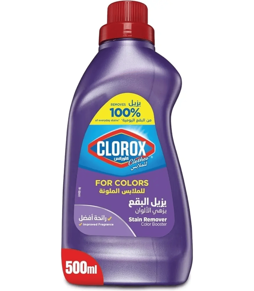 Clorox stain remover enhances colors 500 ml