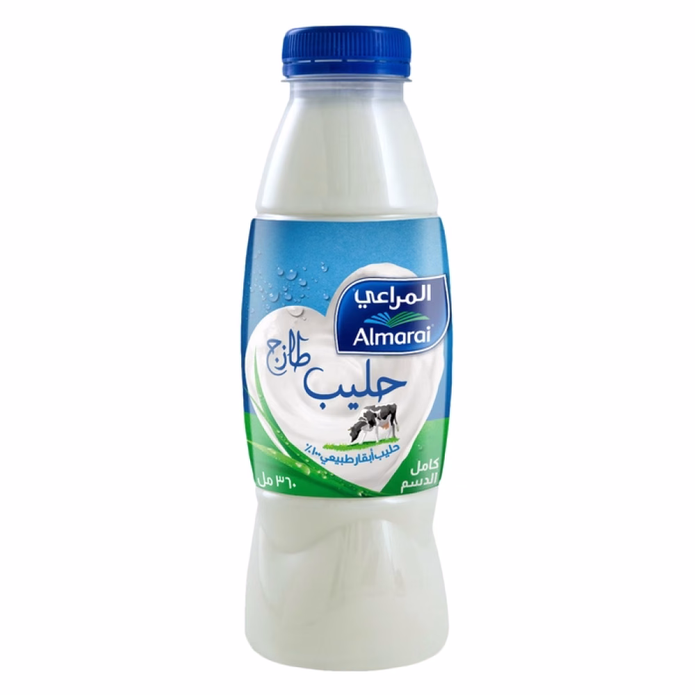 Fresh Almarai full-fat milk 360 ml