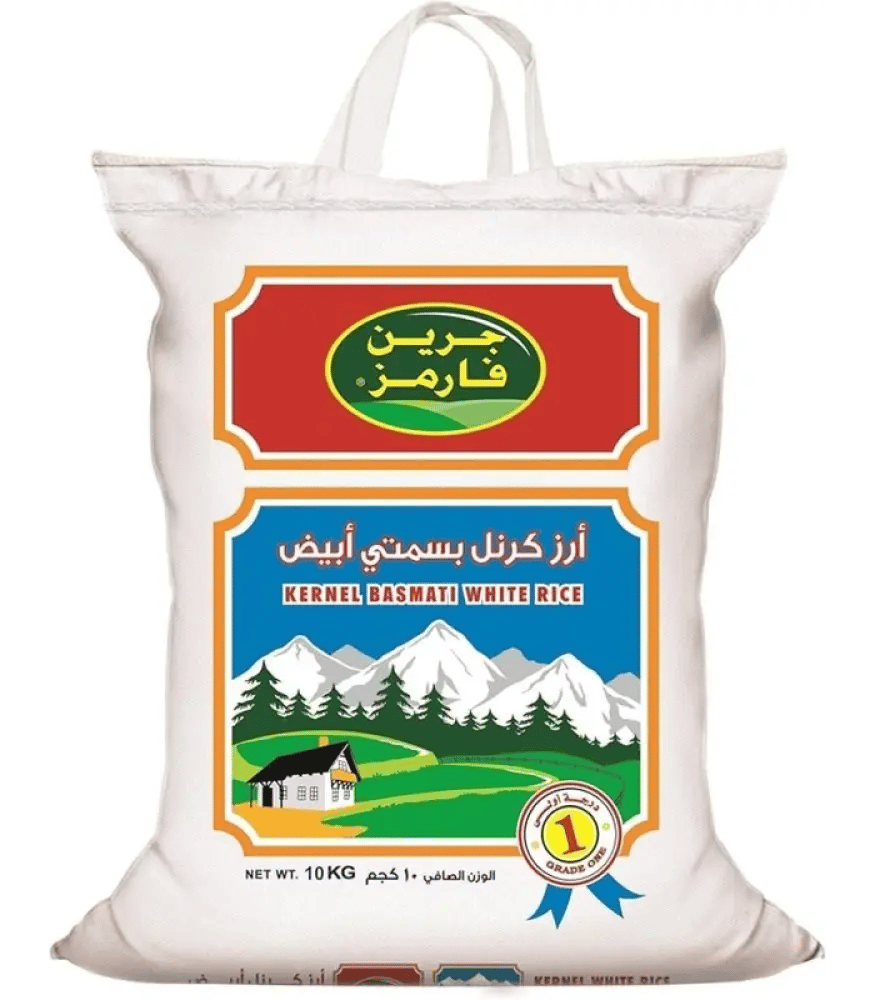 Green Farms Basmati White Rice Kernel 10 kg