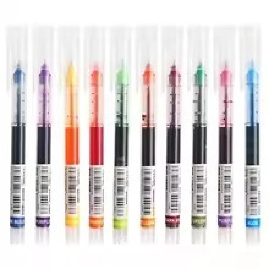 طقم أقلام جل سائلة 10 قطع — 0.5mm
