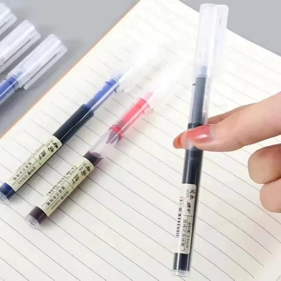 طقم أقلام جل سائلة 10 قطع — 0.5mm