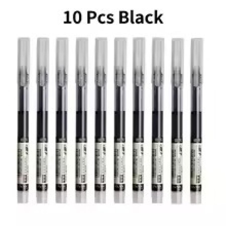طقم أقلام جل سائلة 10 قطع — 0.5mm