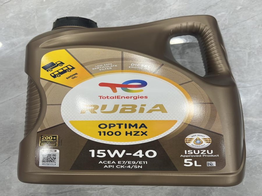 زيت محرك ديزل توتال Total 15w40 ISUZU 5L