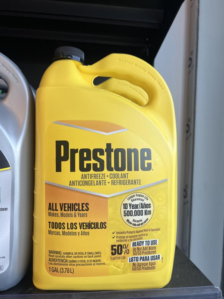 ماء رديتر بريستون أصفر | Prestone All Vehicles 50/50