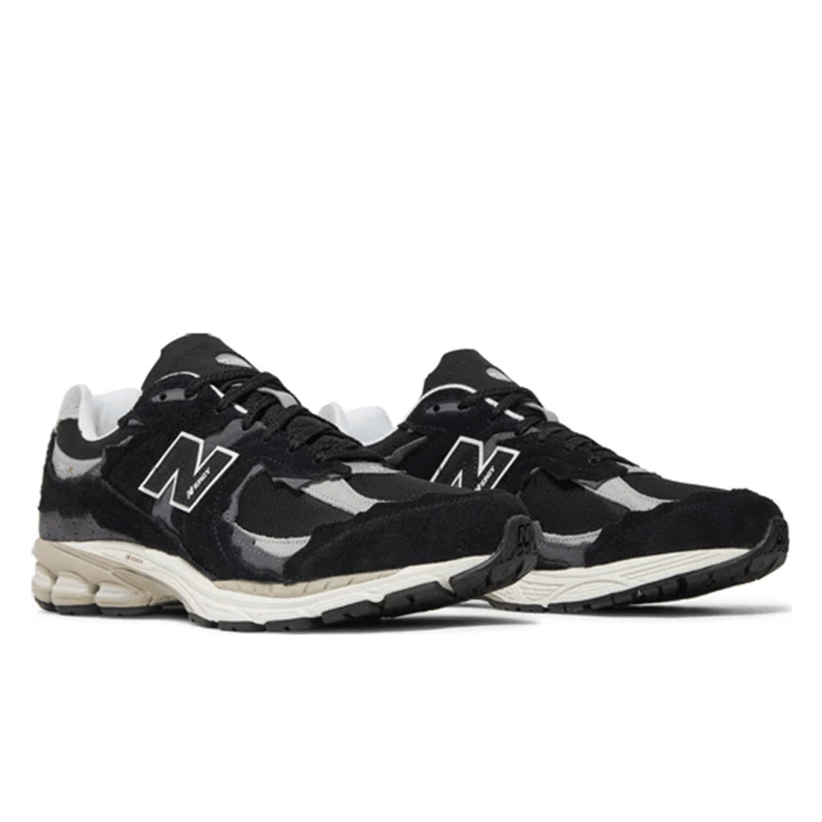 حذاء | New Balance 2002R Black Grey Distressed