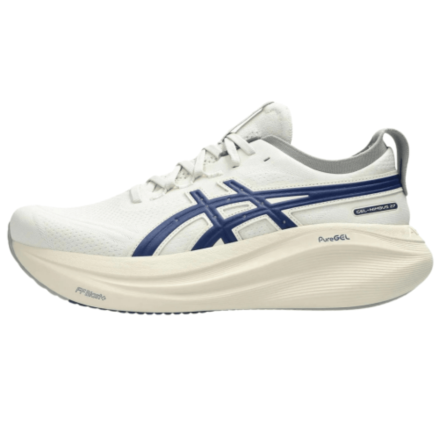 حذاء Asics Gel Nimbus 27 أبيض × أزرق | كوتشي كنج