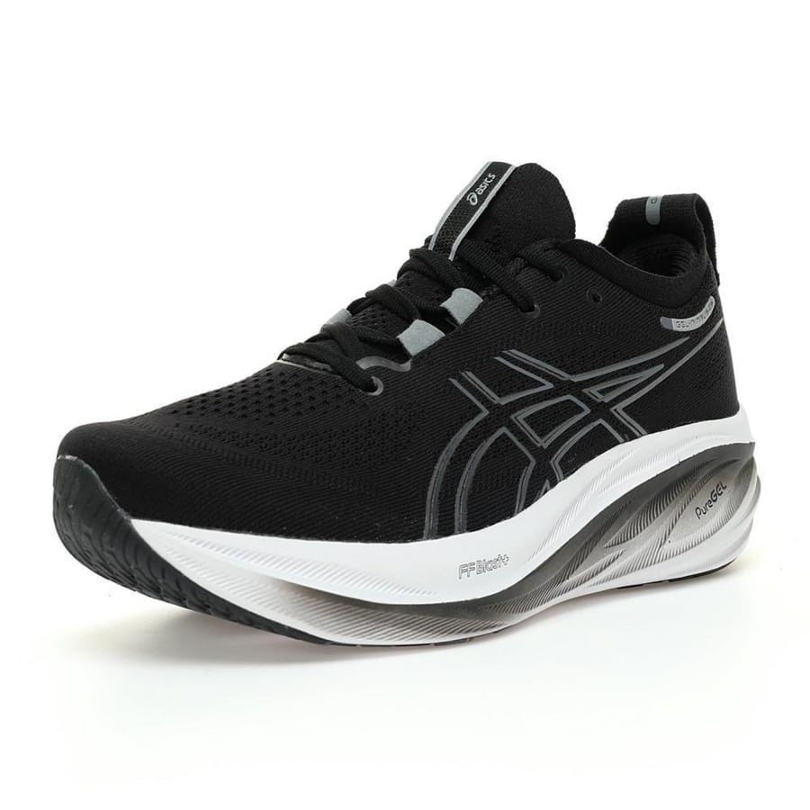حذاء | ASICS GEL-NIMBUS 26 – إصدار Black/Graphite Grey الكلاسيكي