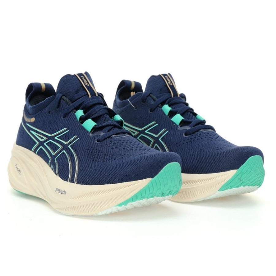 حذاء ASICS GEL-NIMBUS 26 – إصدار SAPPHIRE/LIGHT BLUE المميز