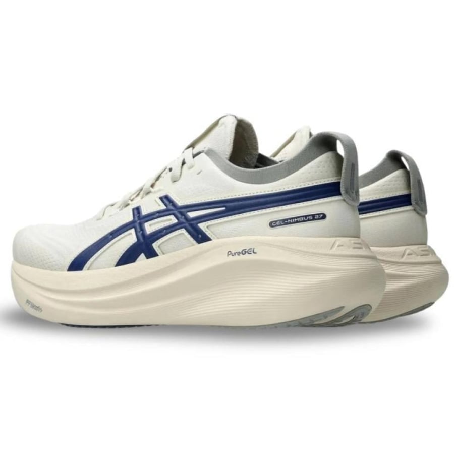حذاء Asics Gel Nimbus 27 أبيض × أزرق | كوتشي كنج