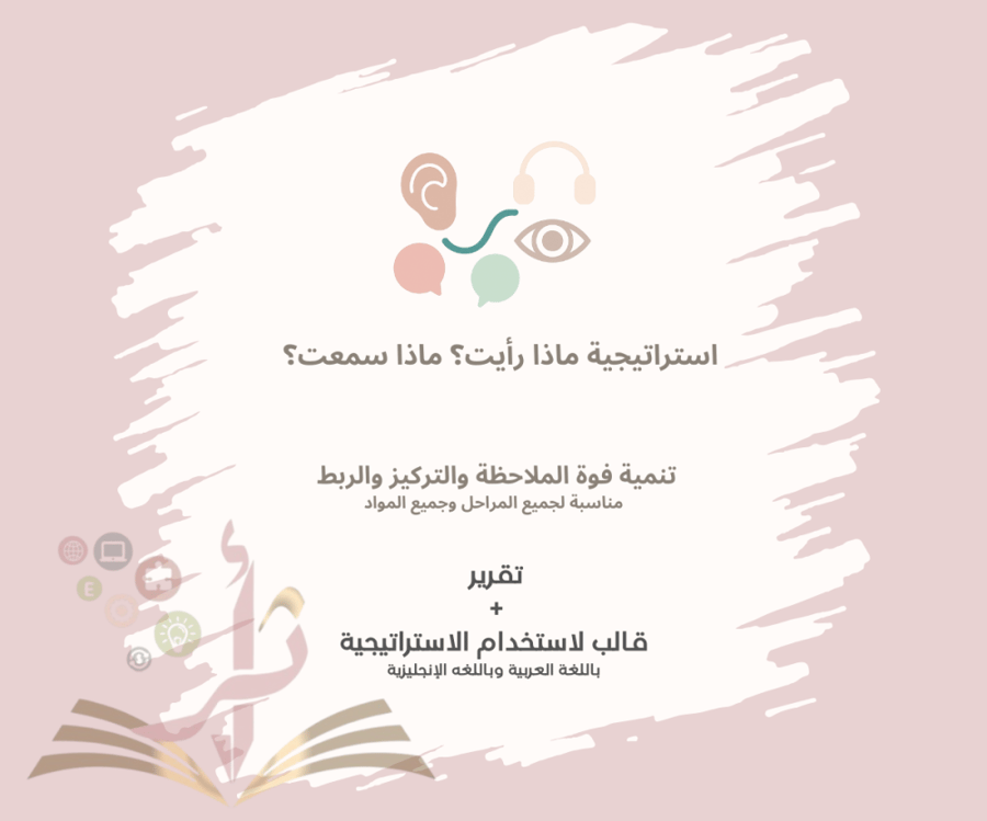 استراتيجية ماذا رأيت؟ ماذا سمعت؟