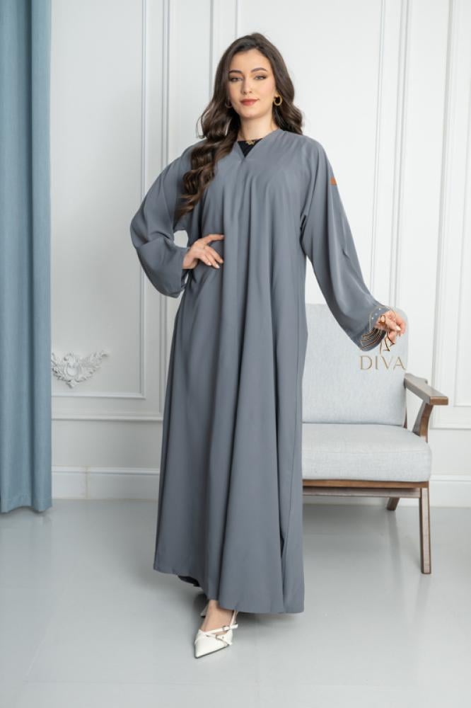 عبايه رمادي