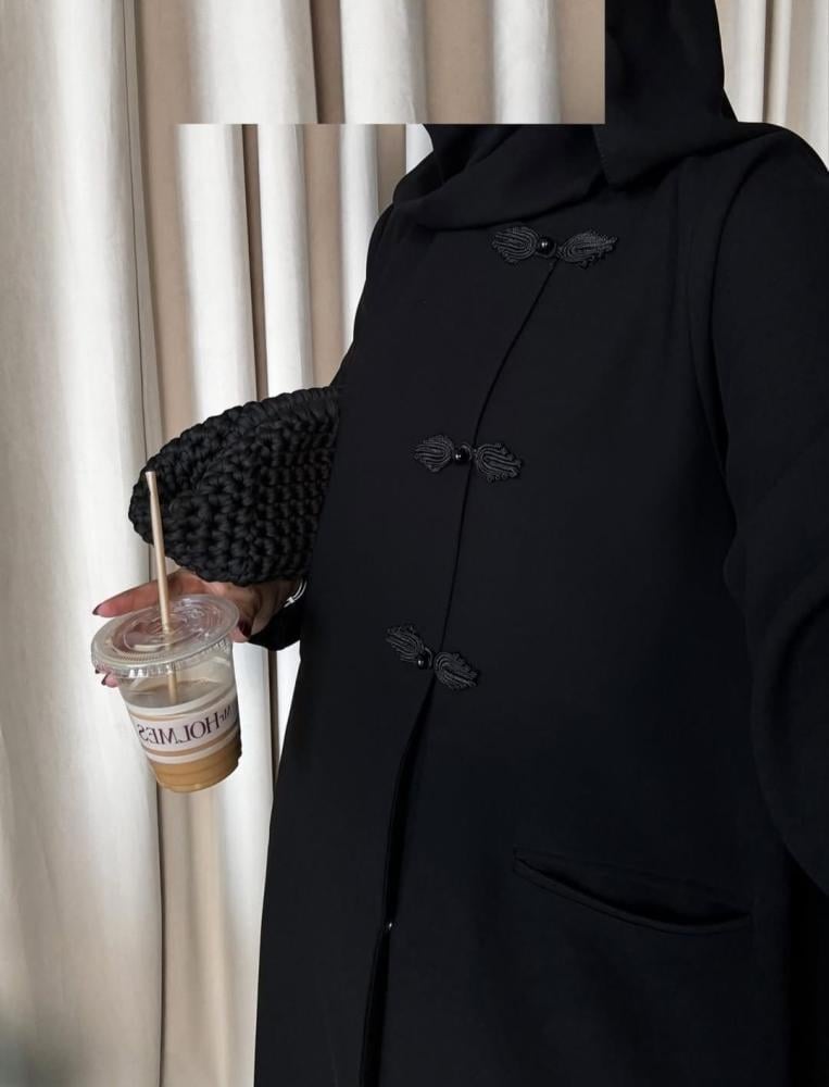 عباية روز بلاك