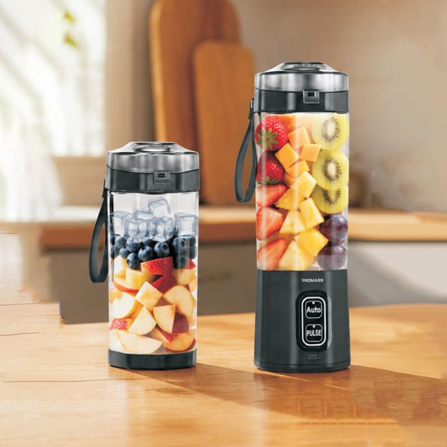 خلاط عصير كهربائي محمول ببطارية 6000mAh وسعة 700ml من ماركة PROMASS إصدار NatureNectar Series
