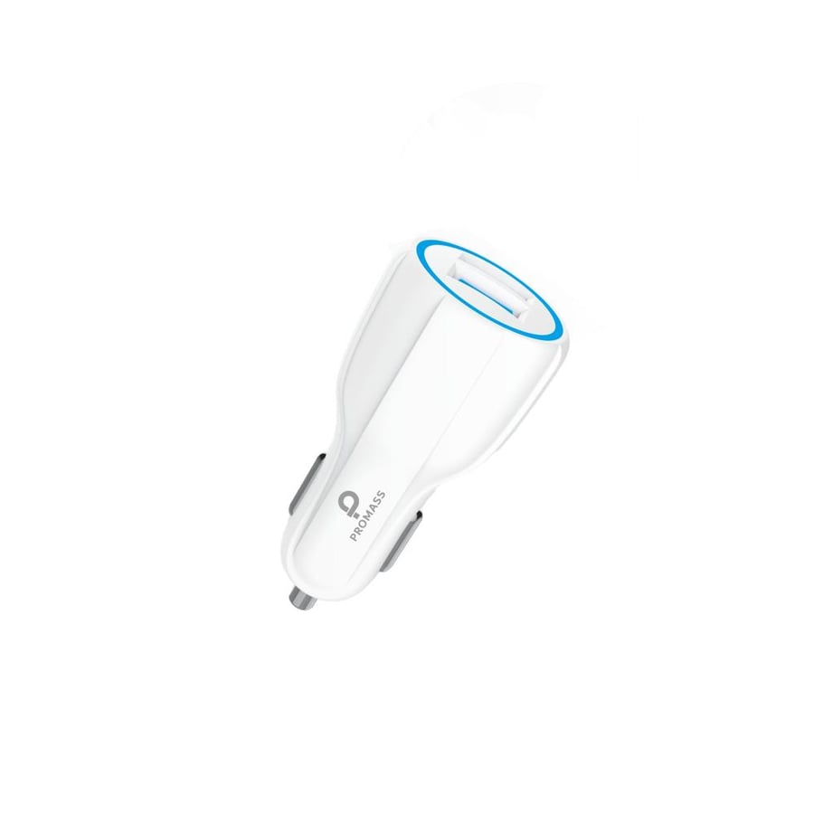 رأس شاحن سيارة مع اضاءة LED محيطة - من ماركة PROMASS