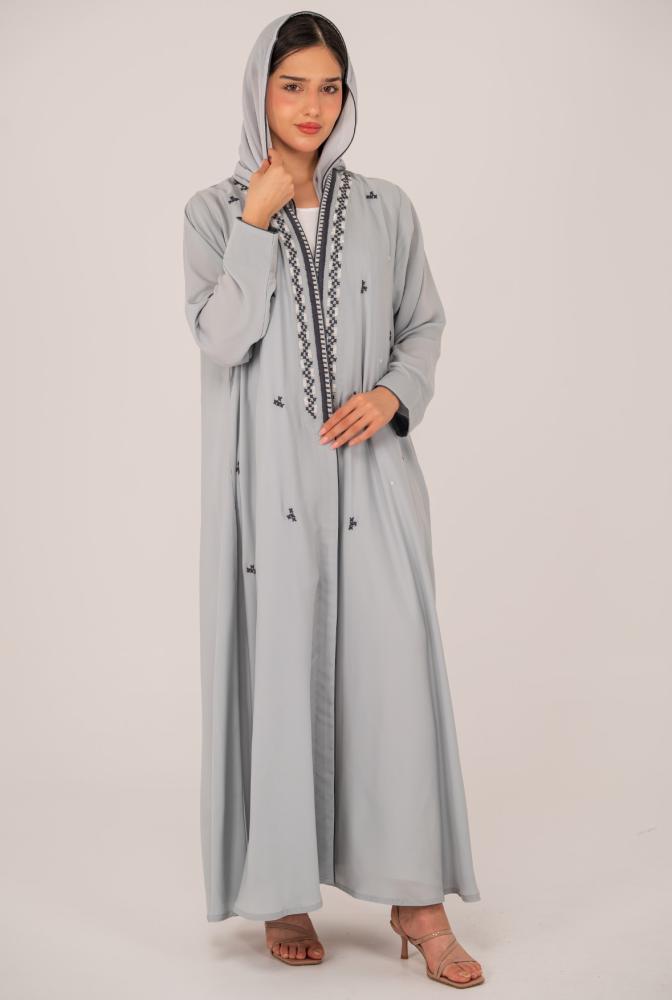 عبايه تطريز يدوي و شك
