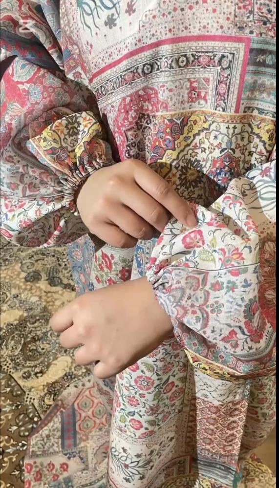 شرشف صلاة لنن لف يناسب جميع المقاسات( فري سايز)
