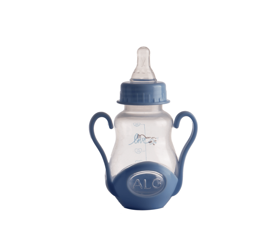 Concave feeding bottle with a lid base, Shakhshakhah style, with handle, 150 ml