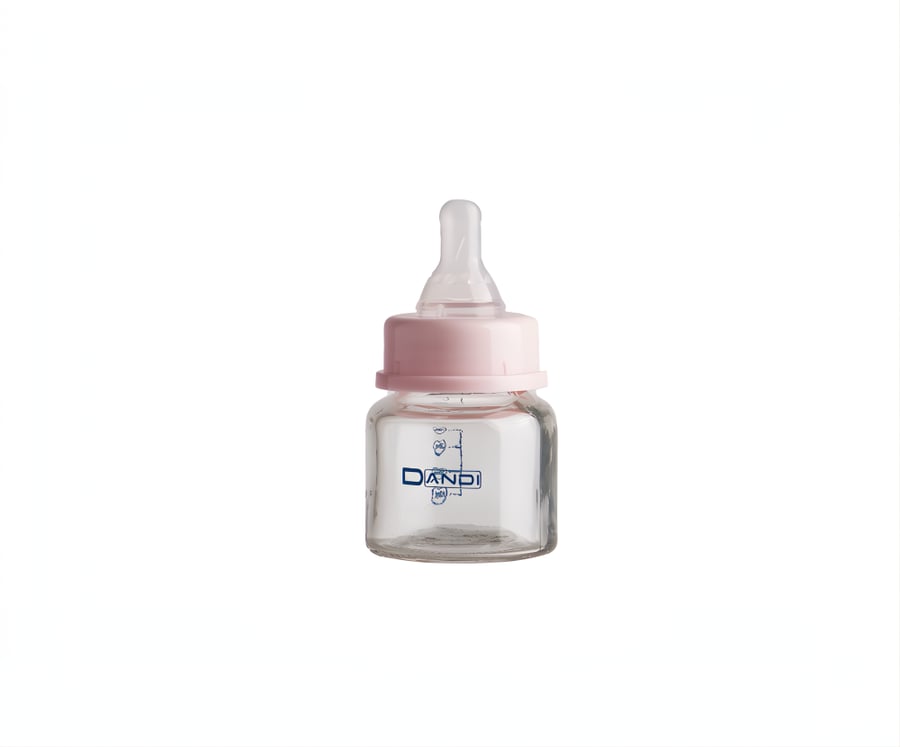 Concave glass feeding bottle 40 ml