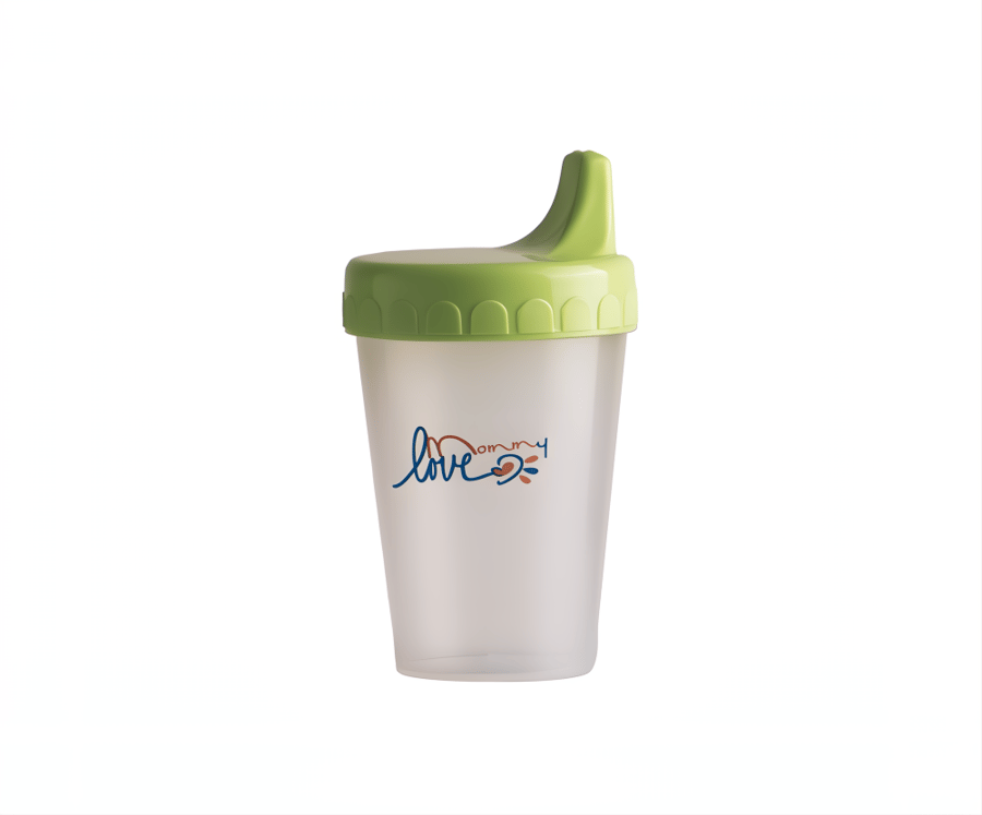 A large juice cup with a spout for drinking