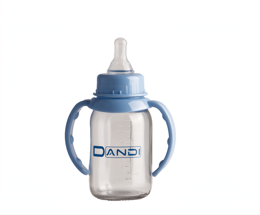 Concave glass feeding bottle 120 ml