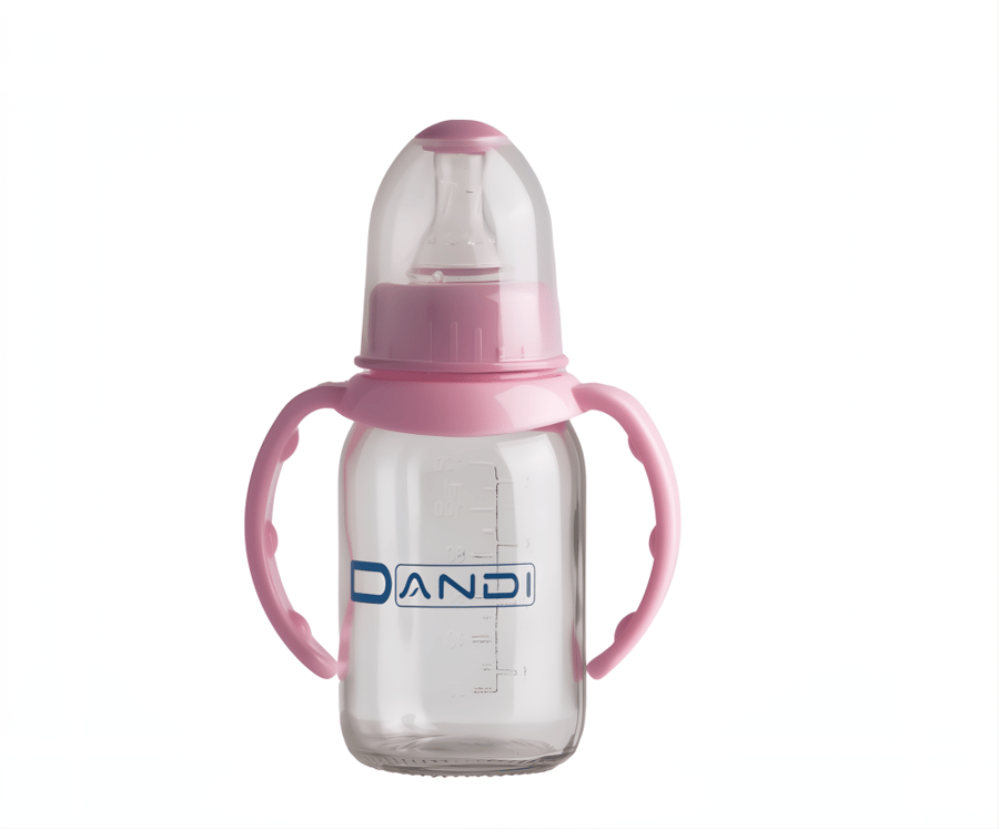 Concave glass feeding bottle 120 ml