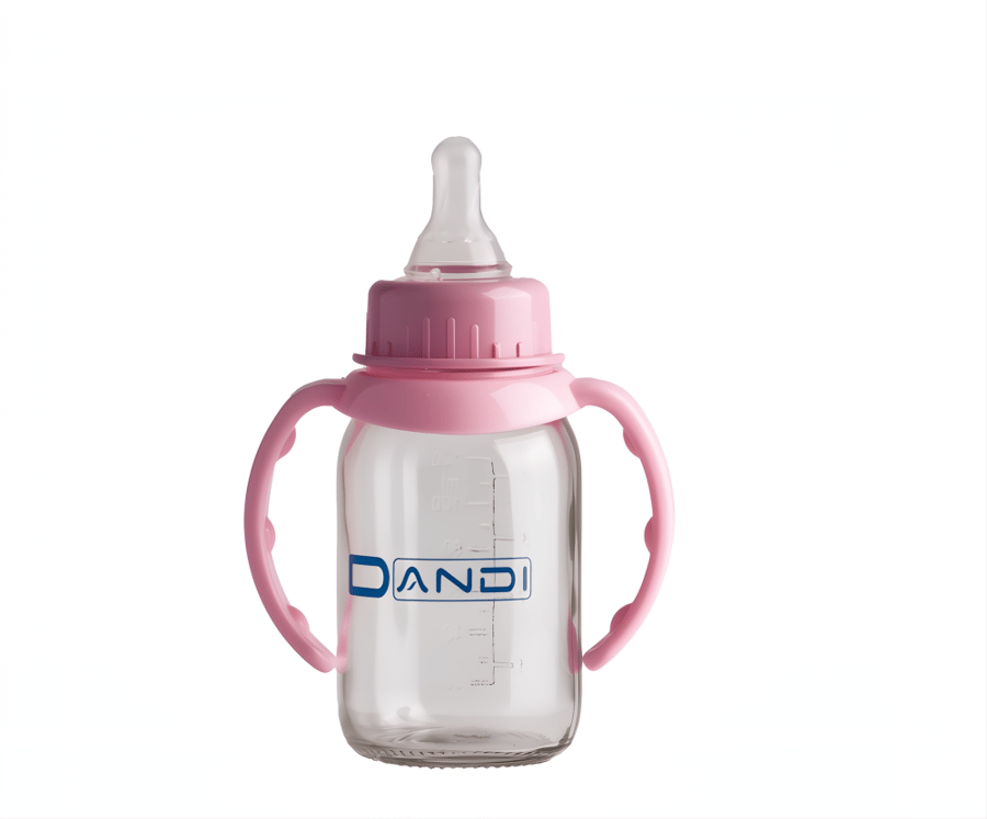 Concave glass feeding bottle 120 ml