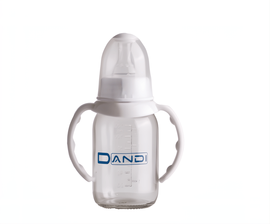 Concave glass feeding bottle 120 ml