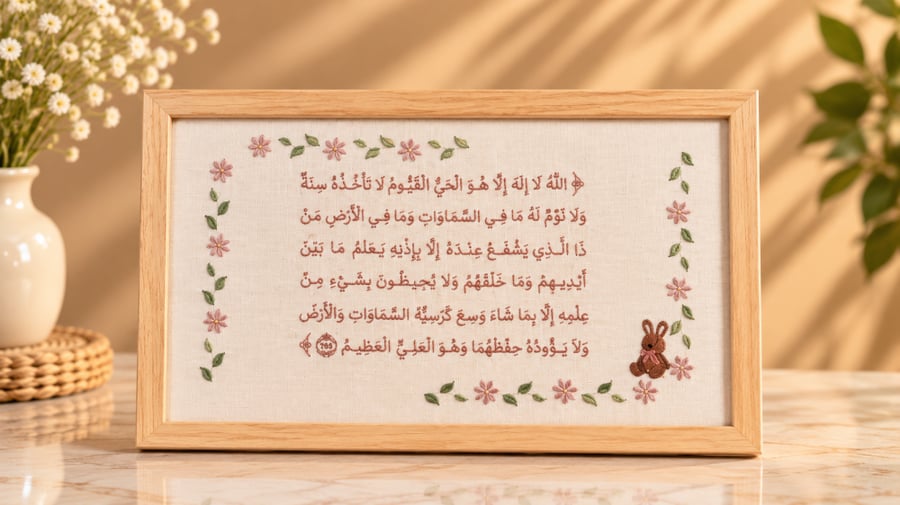 لوحة تطريز هدية