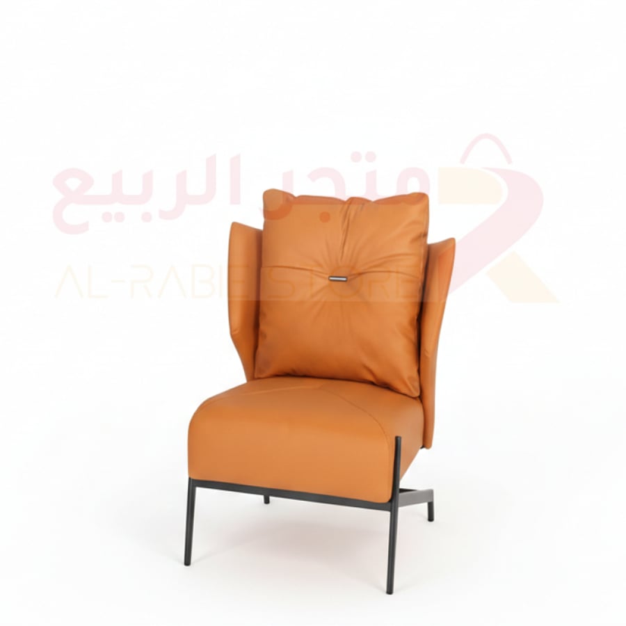 كرسي مفرد قماش قاعدة حديد رقم F-855